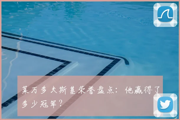 莱万多夫斯基荣誉盘点：他赢得了多少冠军？